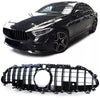 Griglia radiatore sportiva nera lucida per Mercedes CLS C257 18-23