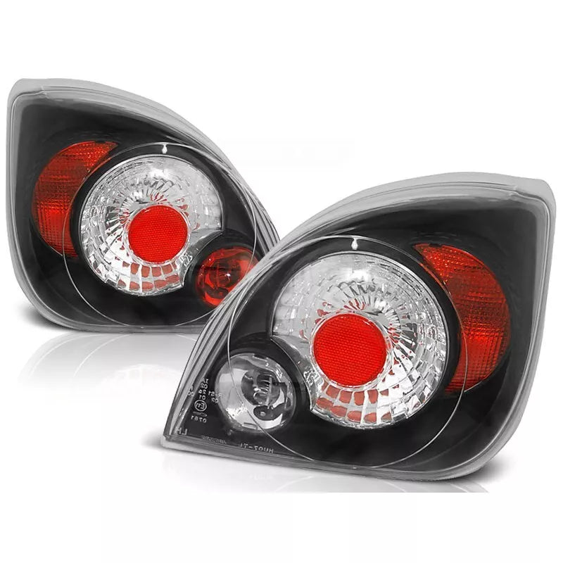 Set Fanali Posteriori Nero Chiaro per Ford Fiesta Anno 1995-2002