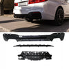 Diffusore posteriore Nero Lucido diffusore per BMW G30 G31 M Sport