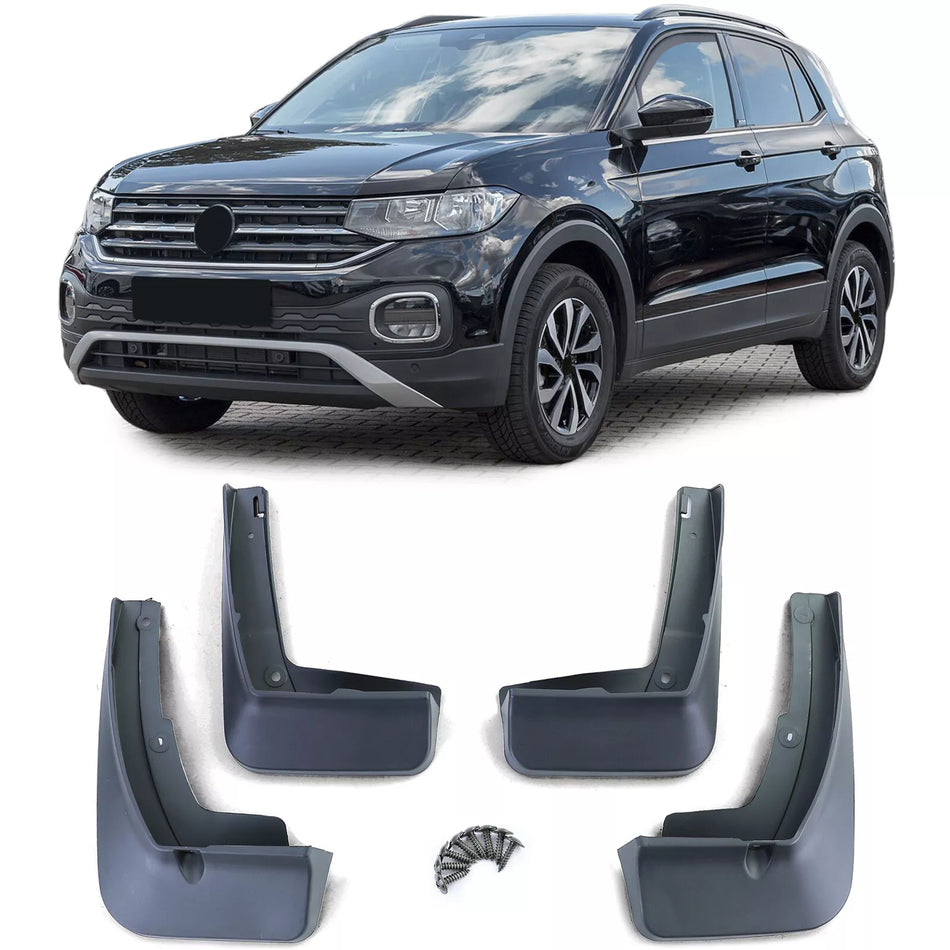 Set paraurti anteriore e posteriore nero per VW T-Cross C1 dal 18
