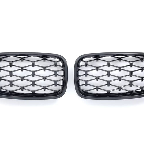 per BMW SERIE 5 F10 F11 GRIGLIA RADIATORE DIAMANTE NERO LUCIDO
