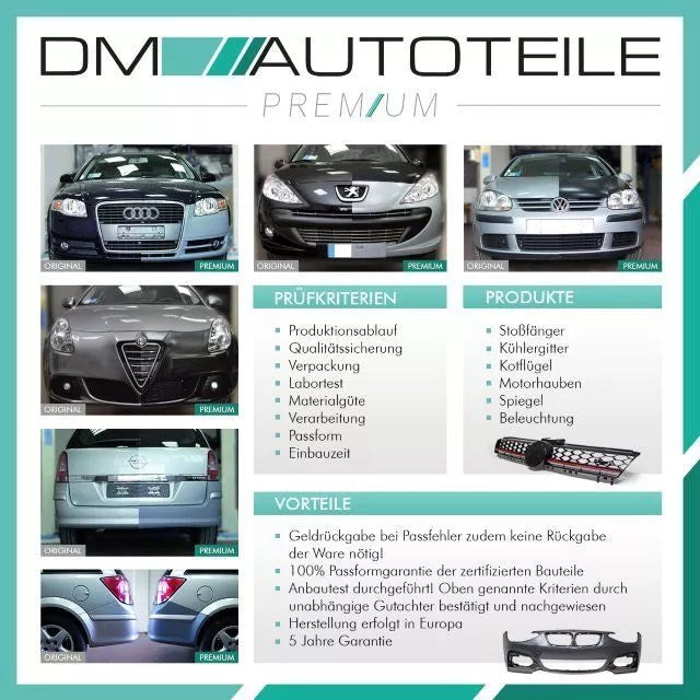 Spoiler bagagliaio Posteriore + kit di montaggio 3M per Mercedes W205 + AMG C63