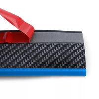 Lama Anteriore soglia universale flessibile 2, 5 m x 5 cm effetto carbonio blu