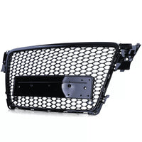 Griglia radiatore favi sport senza emblema nero lucido per Audi A4 B8 8K 07-11