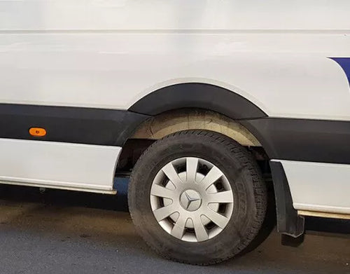 Kit battitacco passaruota ABS Nero per Mercedes Sprinter W906 2006-2013 +