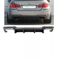 Diffusore posteriore convers. 4 tubi carbonio Lucido per BMW F10 F11 M tranne M5