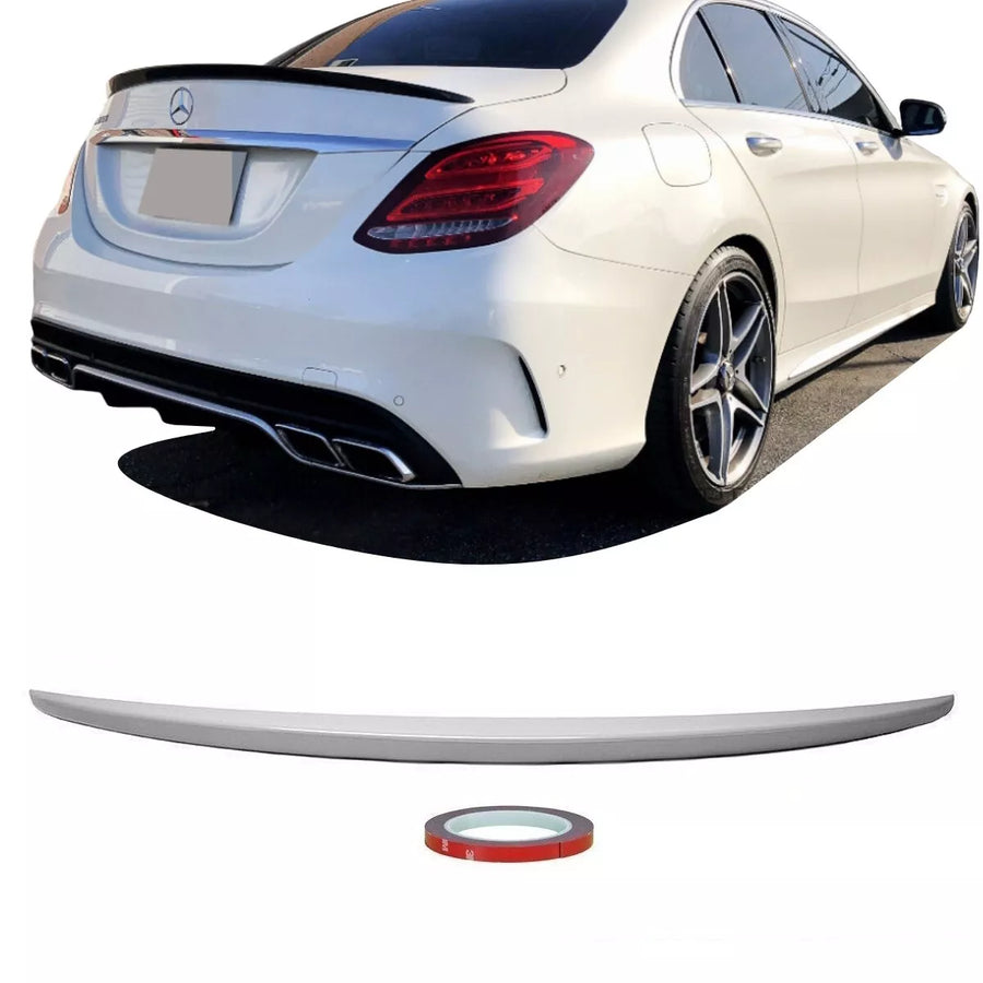 Spoiler bagagliaio Posteriore + kit di montaggio 3M per Mercedes W205 + AMG C63