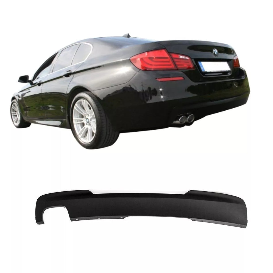 Diffusore posteriore 2 tubi sinistro Nero per BMW F10 F11 solo M 10-17