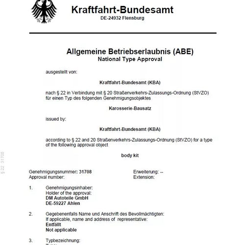 Spoiler Posteriore Posteriore Nero Opaco per BMW G30 con