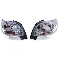 Fanali posteriori trasparenti cromato, per Peugeot 206 CC Coupe Cabrio 00-08