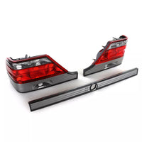 Luci posteriori rosso nero con barra di blocco, per Mercedes S W140 94-98