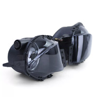 Set fendinebbia vetro trasparente nero fumo adatto per BMW Serie 3 E90 E91 05-08