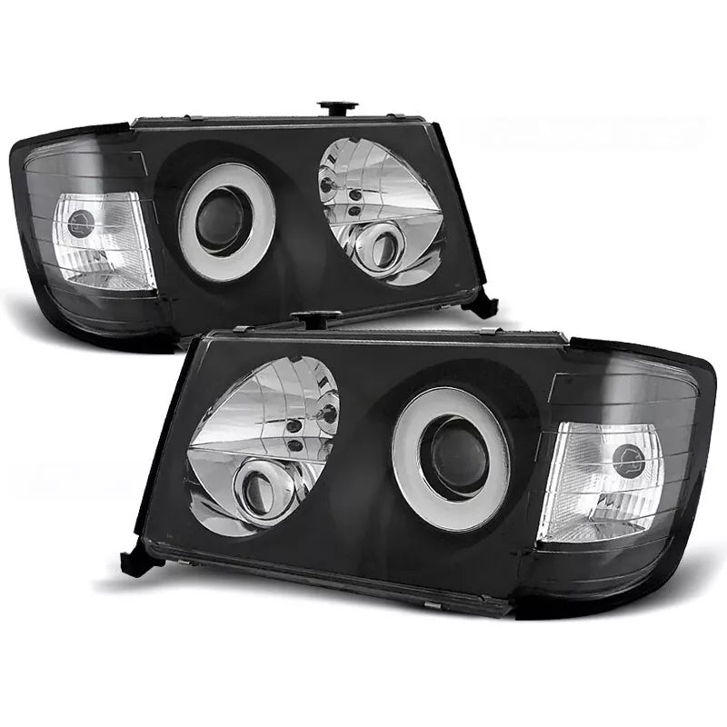 fari vetro Nero per Mercedes Benz E W124 93-95
