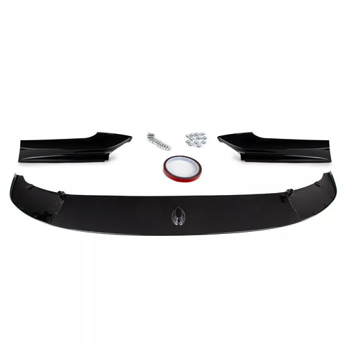 Spoiler anteriore 3 pezzi Lucido per BMW F10 F11 M