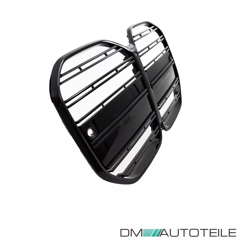 Griglia Sportiva doppia barra nera lucida per BMW Serie 4 G22 G23