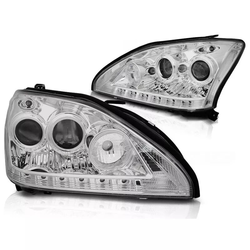 Fanali posteriori LED Lightbar per Lexus RX 330/350 2003-2008 in cromo