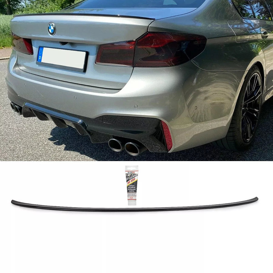 Spoiler Posteriore Posteriore Nero Lucido per BMW G30 con