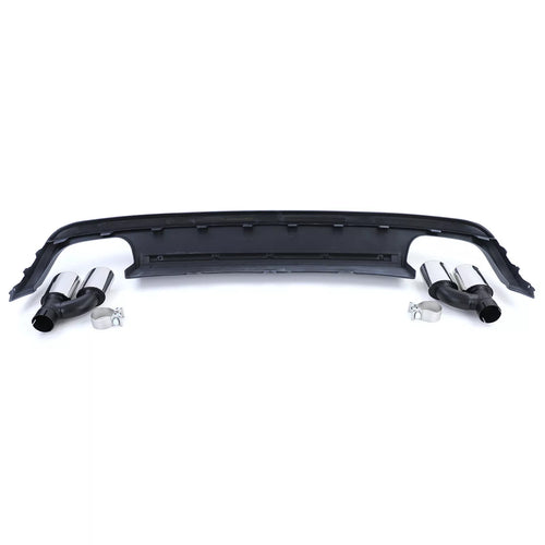 Diffusore posteriore + doppi terminali bilaterali per Audi A5 8T 11-17