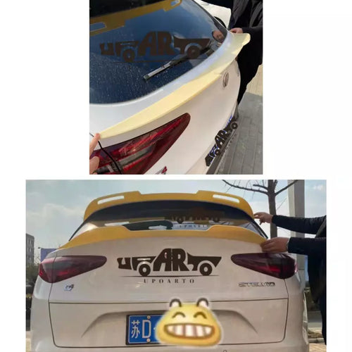 Spoiler Posteriore Nero Lucido per Alfa Romeo Stelvio 949 2017-2023