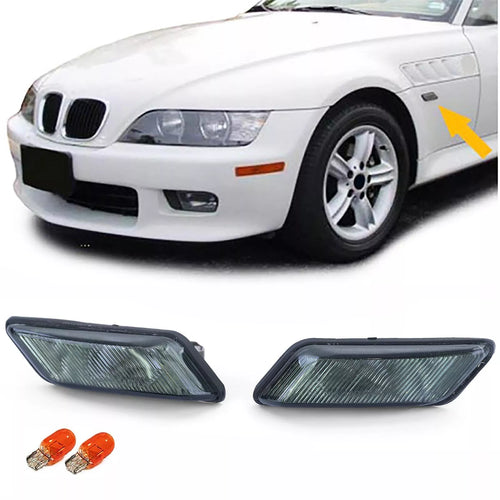 Frecce laterali nere coppia fumo adatte per BMW Z3 96-03