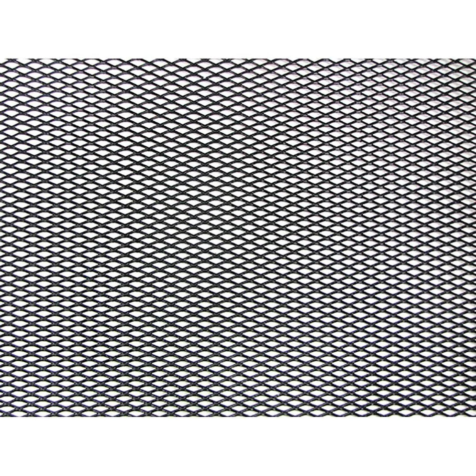 Griglia in alluminio griglia da corsa a nido d'ape100 x 40 cm 5 x 12 mm nera