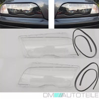 SET Vetro Faro Xenon Alogeno Vetro Faro Set per BMW E46 98-01