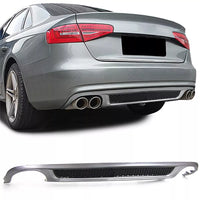Diffusore Posteriore Inserto + Griglia per Audi A4 B8 Berlina Avant 07-11