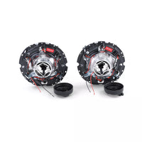 Vetro trasparente Angel Eyes faro mirino nero per VW T2 73-79 + T3 79-92