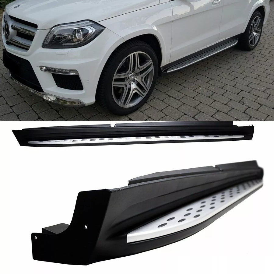Kit pedane battitacco alluminio  per Mercedes GL X166 2012