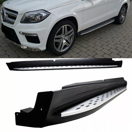 Kit pedane battitacco alluminio per Mercedes GL X166 2012