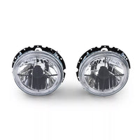 Vetro trasparente Angel Eyes faro mirino nero per VW T2 73-79 + T3 79-92