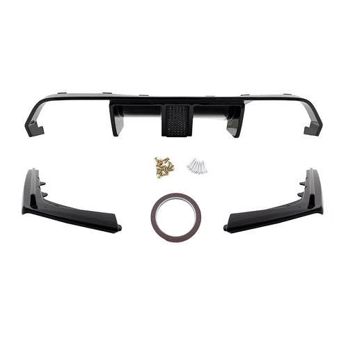 Diffusore Nero Lucido + LED per BMW F80 F82 M3 M4