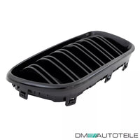 SET Griglia DOPPIA BARRA Nero Lucido VERNICIATO per BMW X3 F25 10-