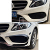 per MERCEDES W205 CLASSE C AMG LINE (pre-lifting) SPOILER AERODINAMICO ANTERIORE