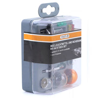 Scatola lampade di ricambio fusibili set lampade H1 H4 H7 10 12V