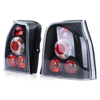Luci posteriori vetro trasparente nere per VW Lupo + Seat Arosa