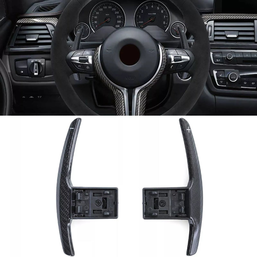 Palette Cambio vero carbonio da sostituire adatte per BMW X4 F26 14-18 X5 F15 12