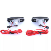 Frecce Laterali LED Lightbar Nere, per Dodge Grand Caravan 07-16 Lancia Flavia