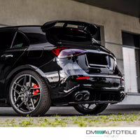 Diffusore posteriore Nero per Mercedes W177 Hatchback non A45 AMG