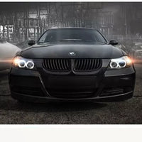 CCFL Angel Eyes faro Nero 6000K per BMW E90 E91 anno 05-08