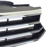 Griglia radiatore nera + barre cromate per Vw Passat B8 3G prefacelift 2014-2019