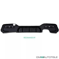 Diffusore Competition Nero Carbonio 2 Tubi per BMW F20 F21 M LCI