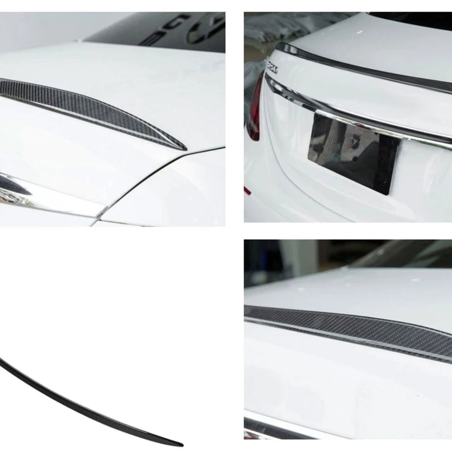 SPOILER POSTERIORE EFFETTO CARBONIO per Mercedes W213 Classe E