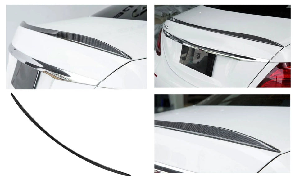 SPOILER POSTERIORE EFFETTO CARBONIO per Mercedes W213 Classe E