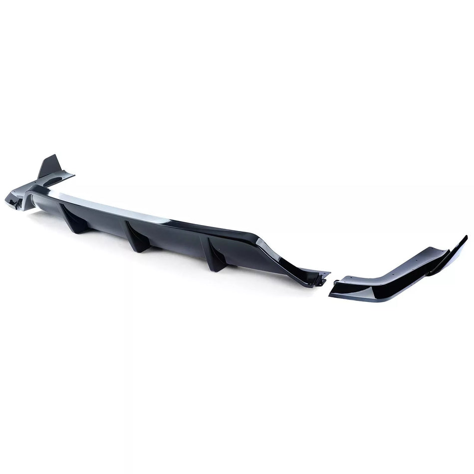 Diffusore posteriore effetto, performance nero lucido, per BMW X5 F15 13-18