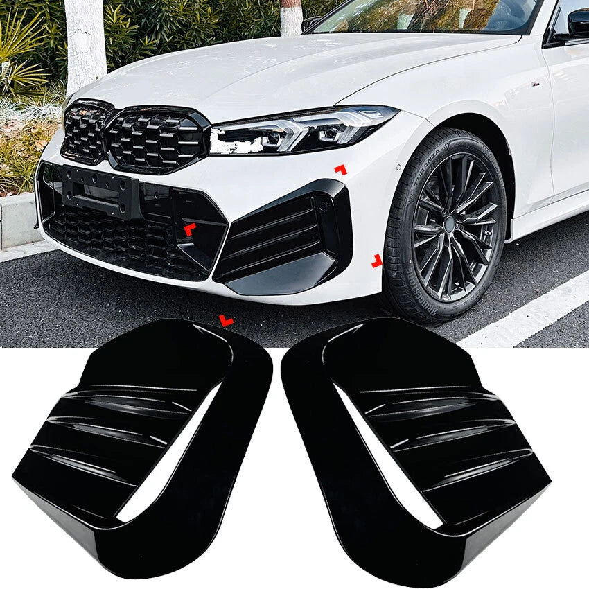 SPOILER FRONTALE FLAPS SPOILER per BMW G20 G21 LCI dal 07/2022