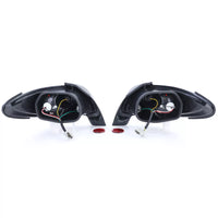 Fanali posteriori trasparenti cromato, per Peugeot 206 CC Coupe Cabrio 00-08
