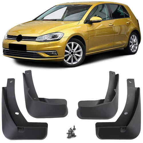 Set paraurti anteriore e posteriore nero per VW Golf 7.5 17-19