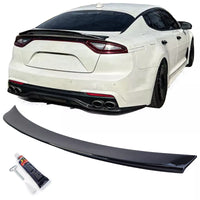Spoiler posteriore sportivo labbro nero lucido, per Kia Stinger 2017-2023