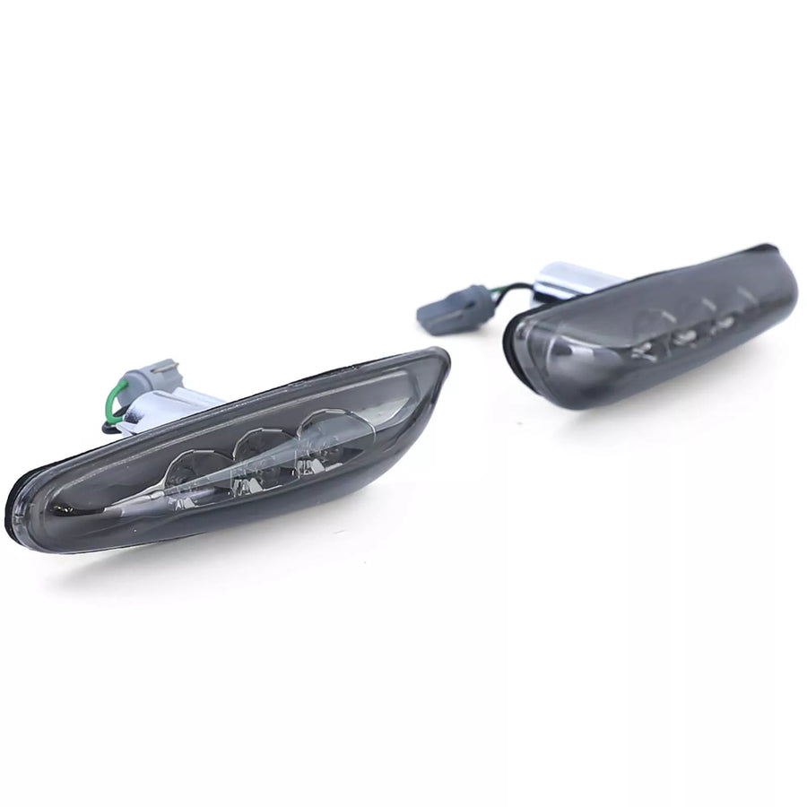 Frecce laterali LED nero fumo adatto, per BMW E46 E60 E61 X3 E83